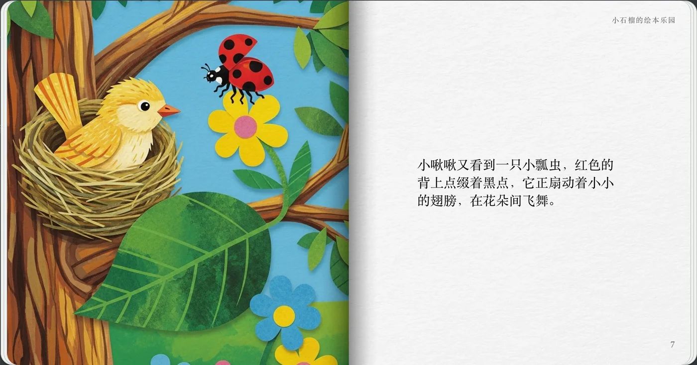 小啾啾的第一次飞行 7